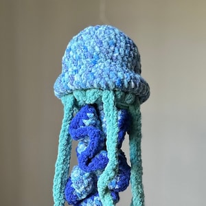 MADE TO ORDER- Large Jellyfish | 21” Plush Crochet Octopus | Stuffed Animal | Animal Stuffie | Children's Gift | Jellyfish Plushie